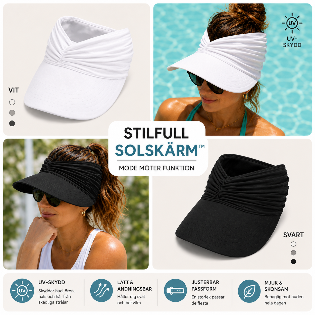 SolSkärm™ – Elegant solskydd för varma sommardagar