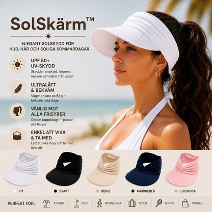 SolSkärm™ – Elegant solskydd för varma sommardagar