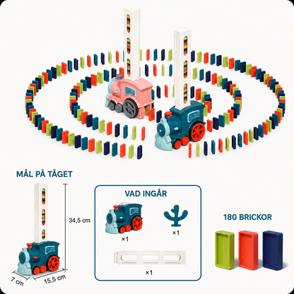 DominoTåg™ – Lek, lär och bygg på det roligaste sättet.