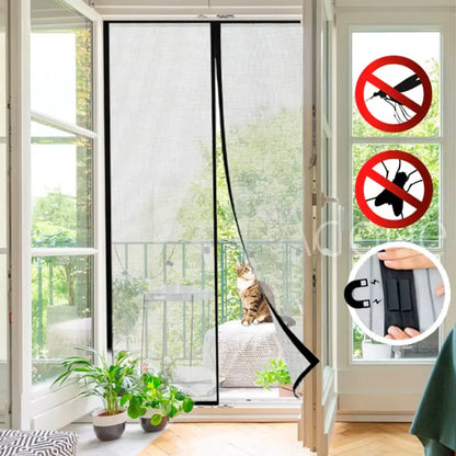 Magnetisk Myggnät Dörr | Insektskydd med Automatisk Stängning