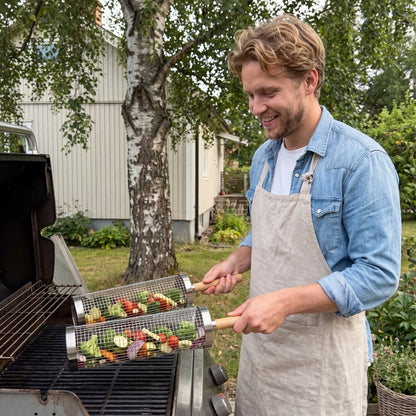 Roterande Grillkorg
