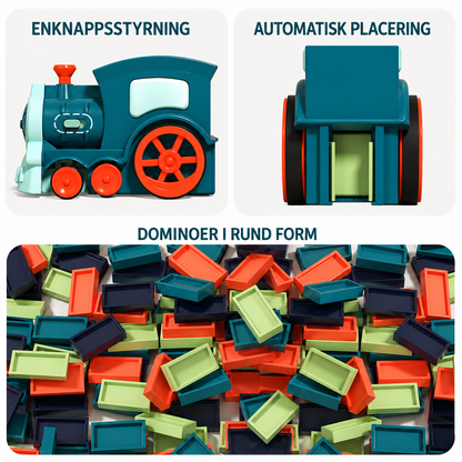 DominoTåg™ – Lek, lär och bygg på det roligaste sättet.