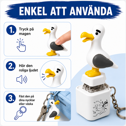SkrikFågel™ – Ett tryck, och kontoret vaknar
