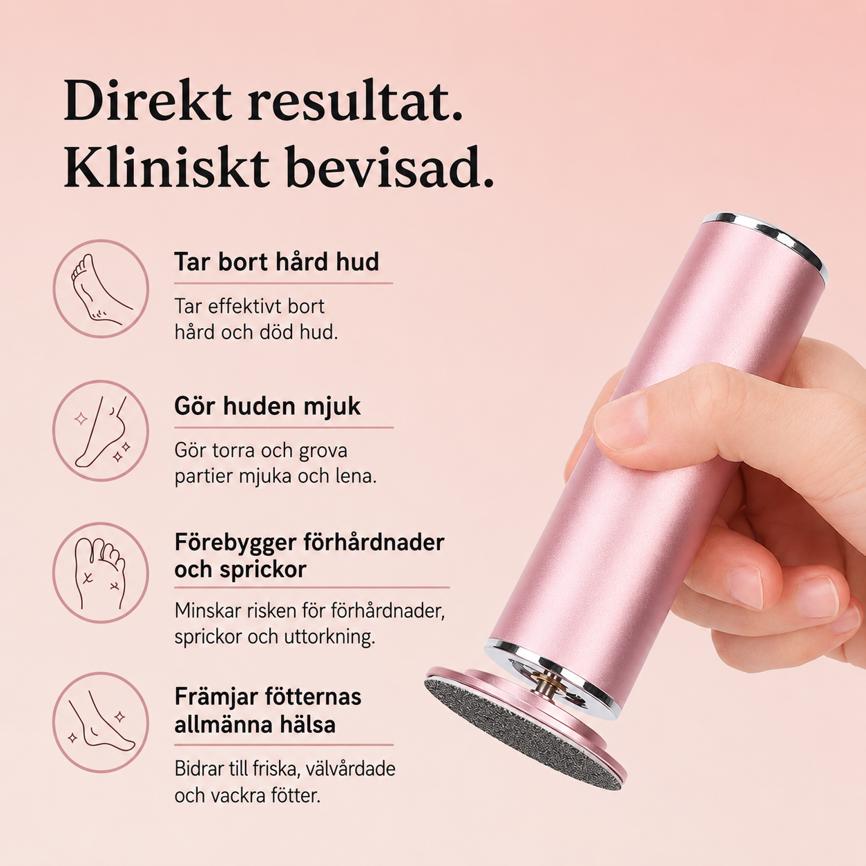 PureFeet 2.0™ Elektrisk Fotfil