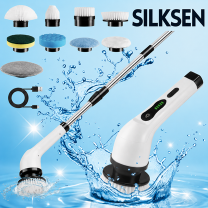 EasyClean Pro™ – 9-i-1 Elektrisk Rengöringsborste