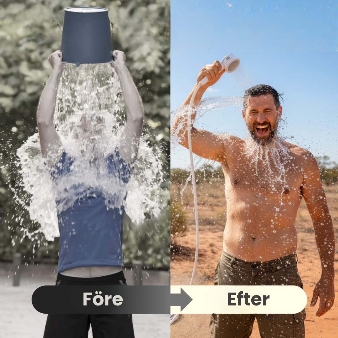 Silksen™ Portabel Vattenpump – Komplett Set med Slang & Munstycken