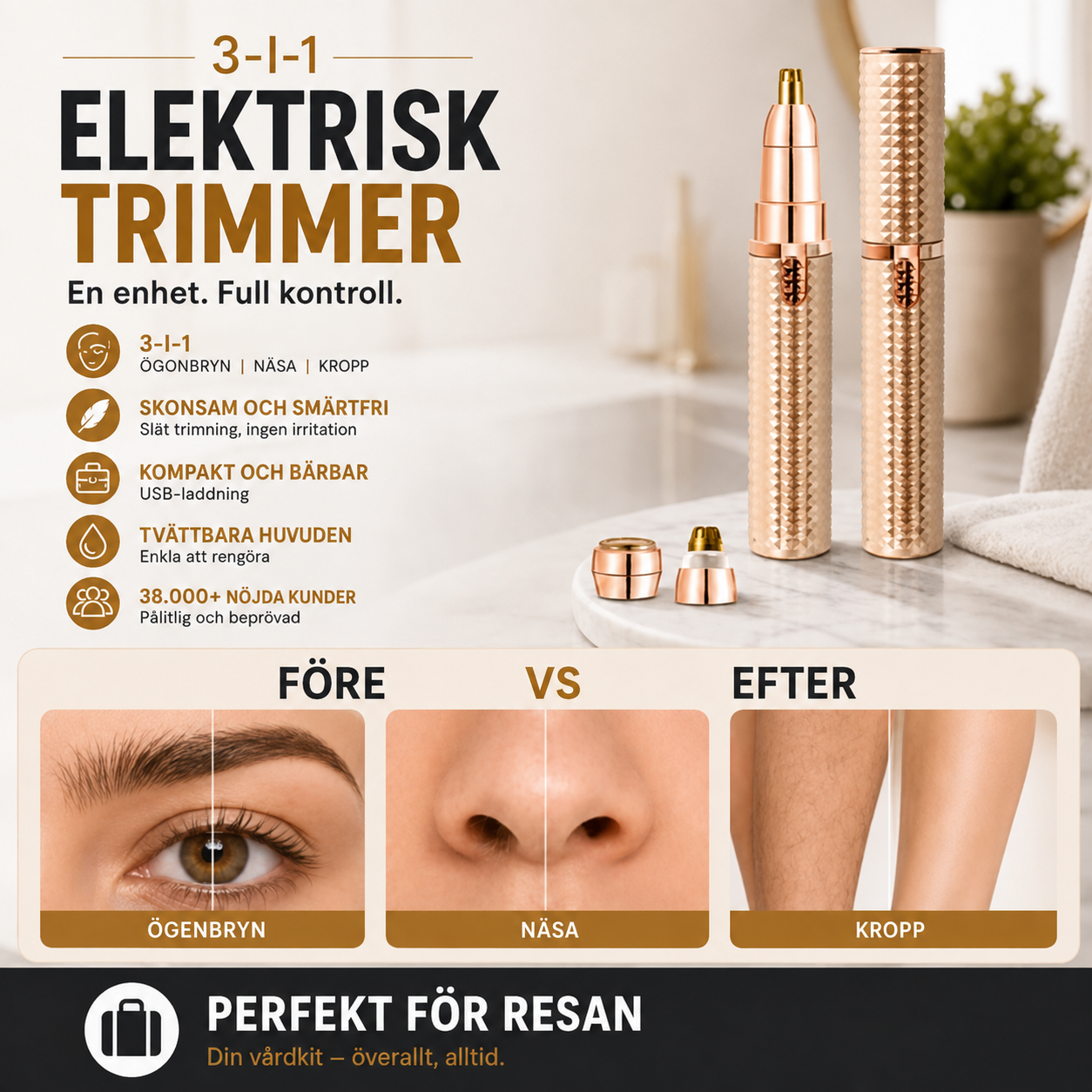 PerfektaBryn™ – Forma perfekta ögonbryn utan smärtsam plockning