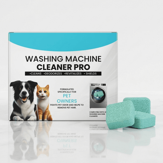 WashCore – Rengöringstabletter för Tvättmaskin mot Djurhår och Lukt – Djuprengöring