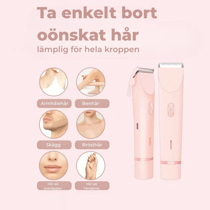 SilkeTrim™ - Skonsam 2-i-1 trimmer för perfekt hud utan irritation