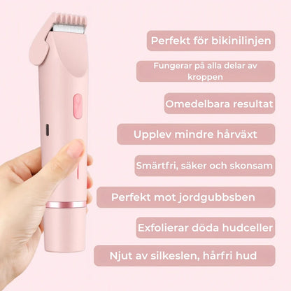 SilkeTrim™ - Skonsam 2-i-1 trimmer för perfekt hud utan irritation