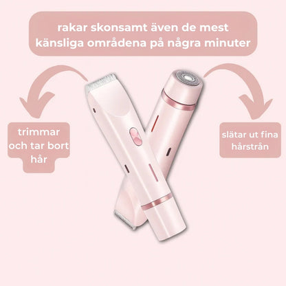 SilkeTrim™ - Skonsam 2-i-1 trimmer för perfekt hud utan irritation