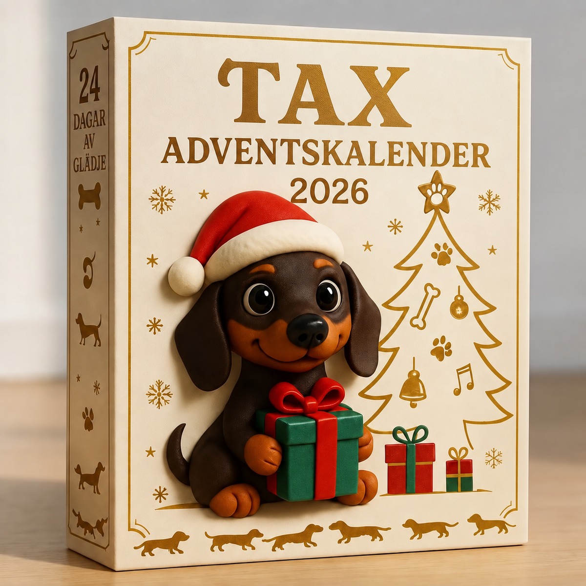 Adventskalender med taxar