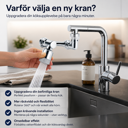FlexFlow™ | Inget stänk, når varje hörn