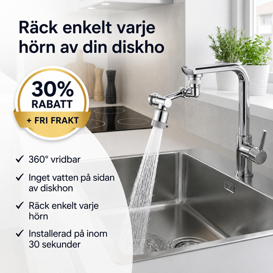 FlexFlow™ | Inget stänk, når varje hörn