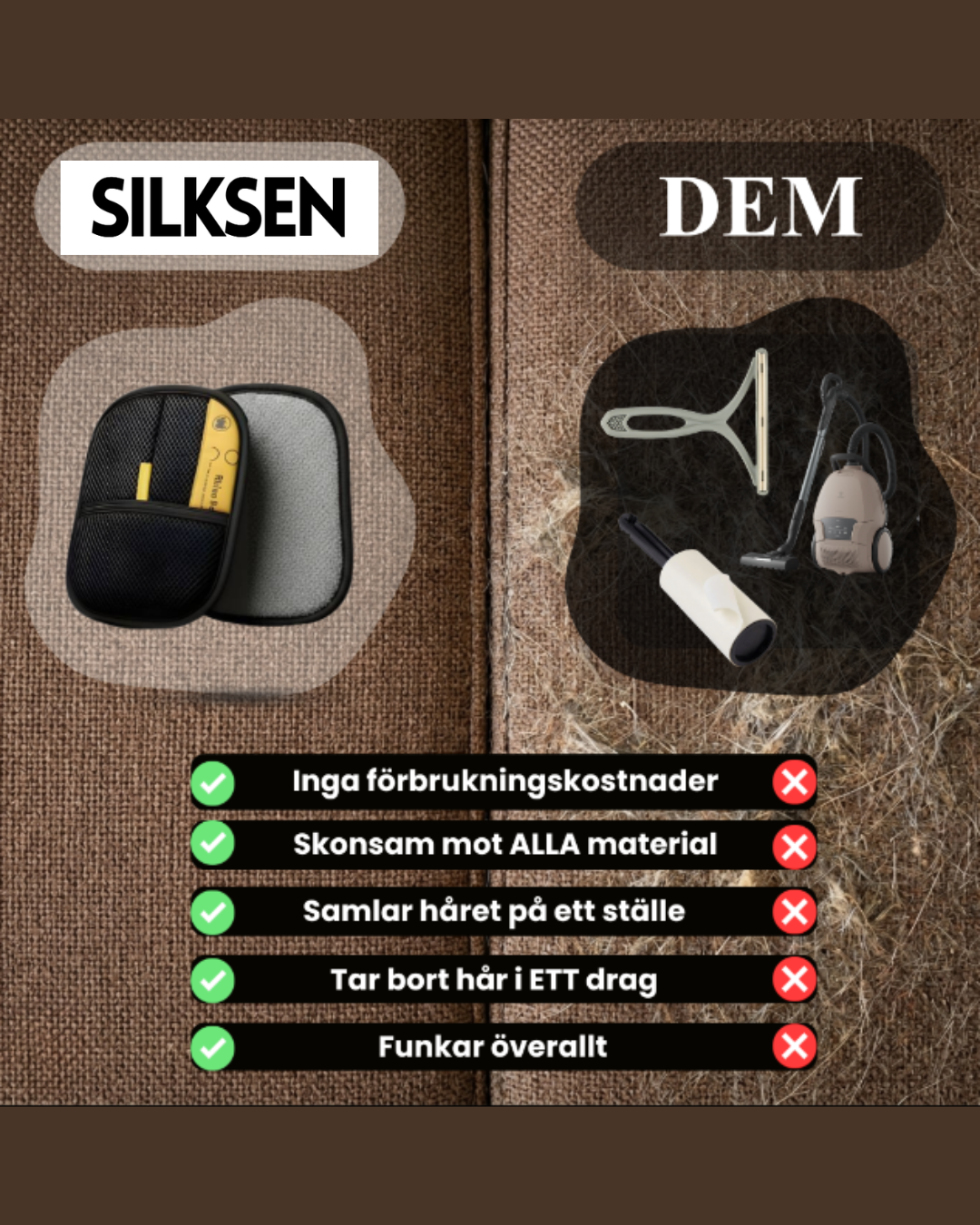 Furvanten -Ta bort djurhår direkt