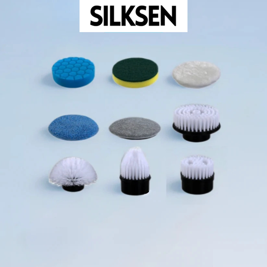 EasyClean Pro™ Borstset – 9 Utbytbara Borsthuvuden (Endast Borsthuvuden)