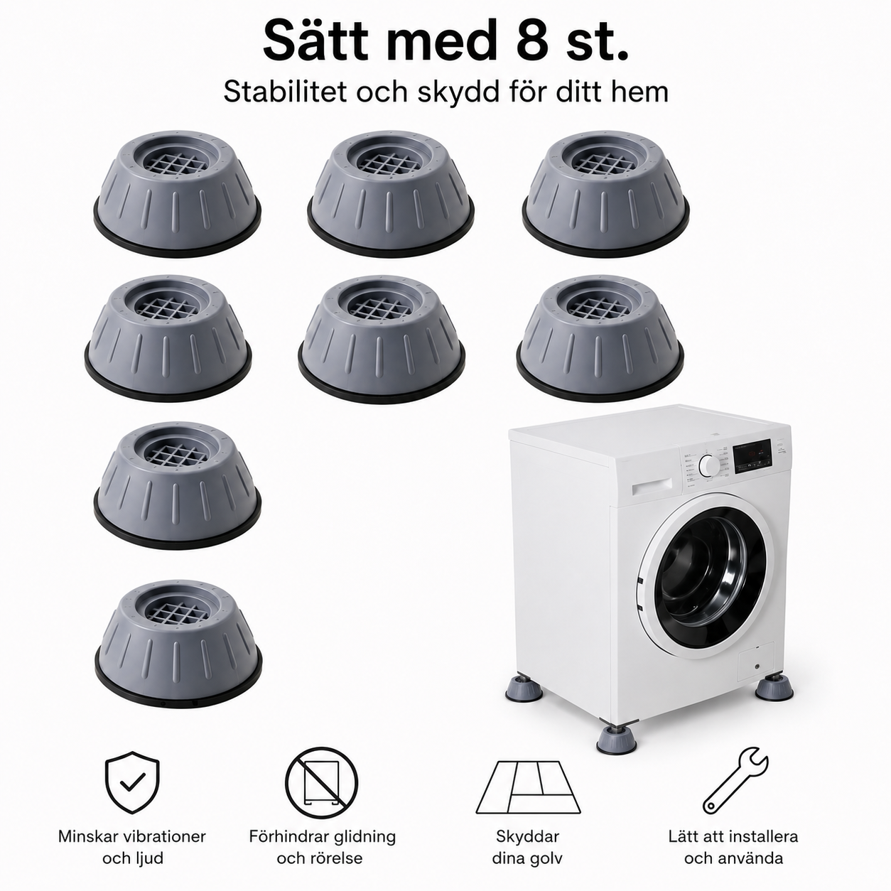 TystFötter™ – Slipp buller och vibrationer