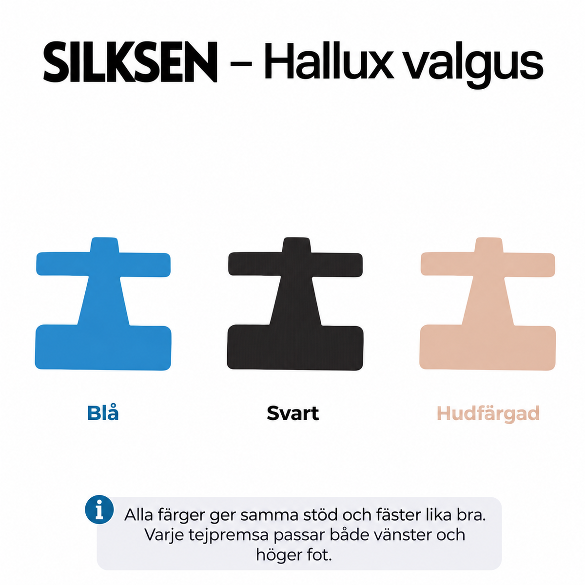 Korrigeringstejp för hallux valgus