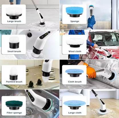 EasyClean Pro™ – 9-i-1 Elektrisk Rengöringsborste