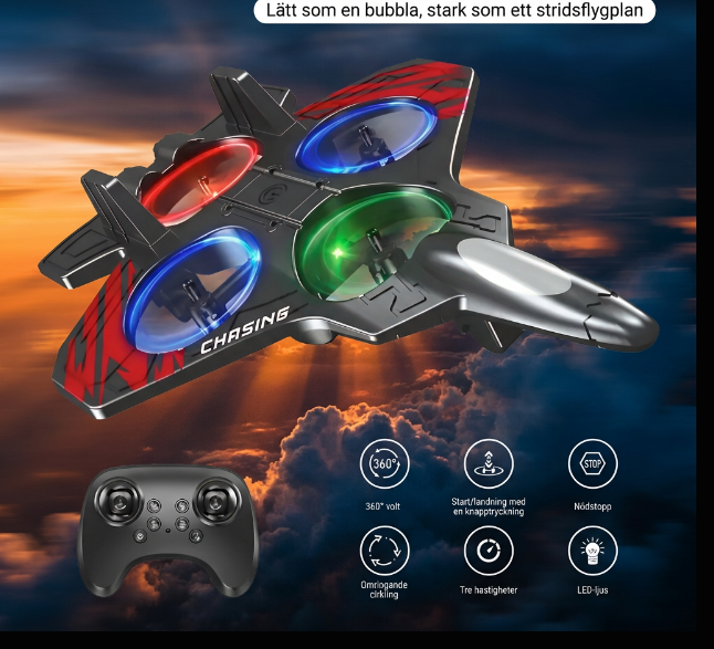 Nattjägarn™ RC LED-Drönare