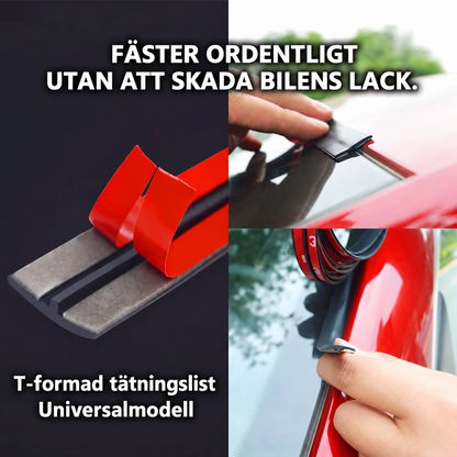 Måttanpassningsbar tätningslist i gummi för bilen