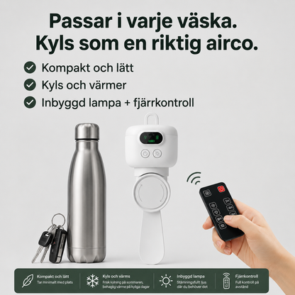 NordBreeze™ | Hängande Campingfläkt för Svala Nätter