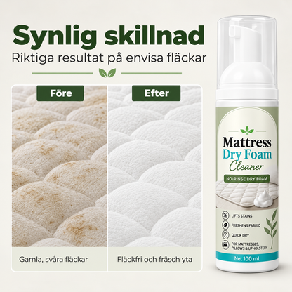 Torrskumsrengöring för madrasser – vattenfri fläckborttagning