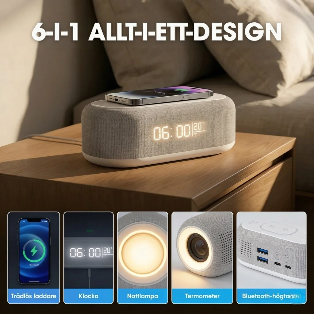SmartBase™ – Allt du behöver vid sängen i en stilren enhet