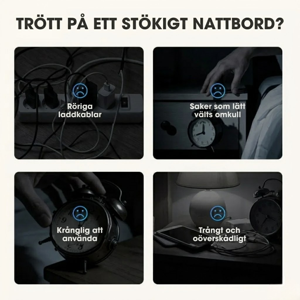 SmartBase™ – Allt du behöver vid sängen i en stilren enhet