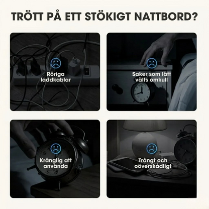 SmartBase™ – Allt du behöver vid sängen i en stilren enhet
