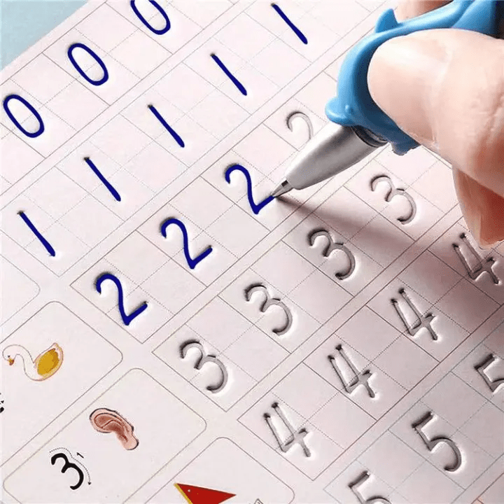 Magic Reusable Tracking Book Set™ | Inklusive 4 böcker, 1 penna och 10 refiller