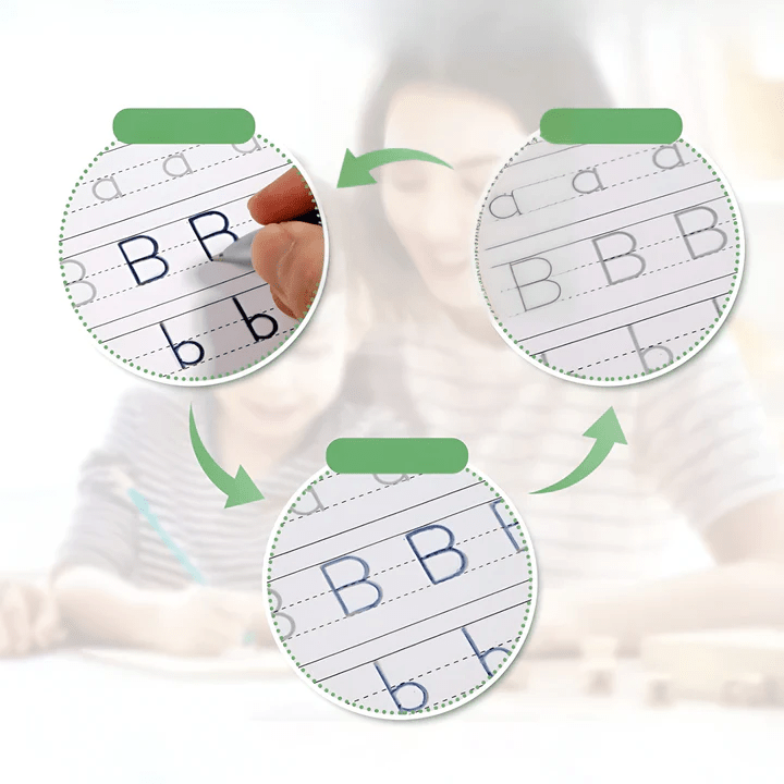 Magic Reusable Tracking Book Set™ | Inklusive 4 böcker, 1 penna och 10 refiller