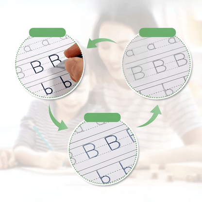 Magic Reusable Tracking Book Set™ | Inklusive 4 böcker, 1 penna och 10 refiller