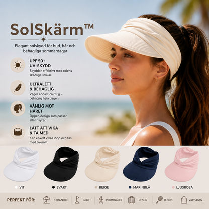 SolSkärm™ – Elegant solskydd för varma sommardagar