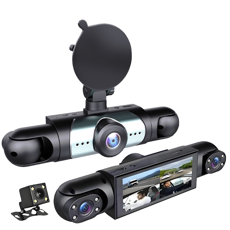 360° Dashcam med Nattvision – 1080P HD & Automatisk Loopinspelning