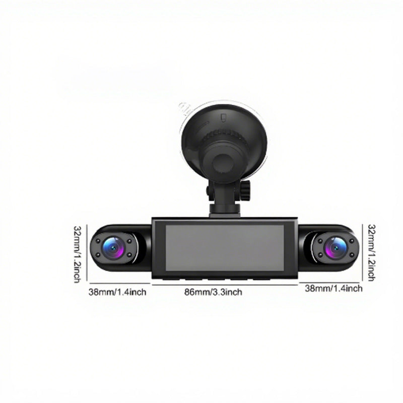 360° Dashcam med Nattvision – 1080P HD & Automatisk Loopinspelning