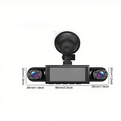 360° Dashcam med Nattvision – 1080P HD & Automatisk Loopinspelning