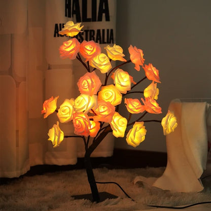 Eternal Rose Tree Lamp – Romantisk LED Rosenträdslampa