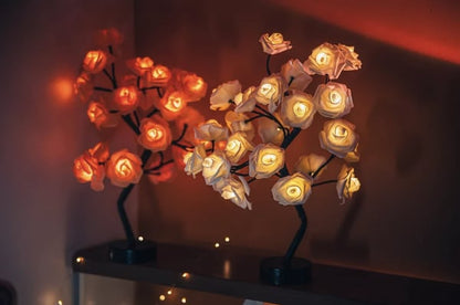 Eternal Rose Tree Lamp – Romantisk LED Rosenträdslampa