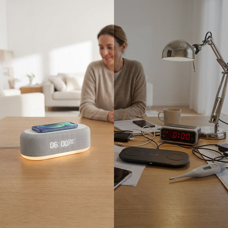 SmartBase™ – Allt du behöver vid sängen i en stilren enhet