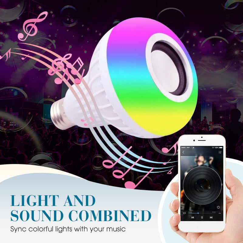 Smart musiklampa med inbyggd Bluetooth-högtalare