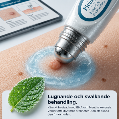Riktad applicering för hudflikar och vårtor