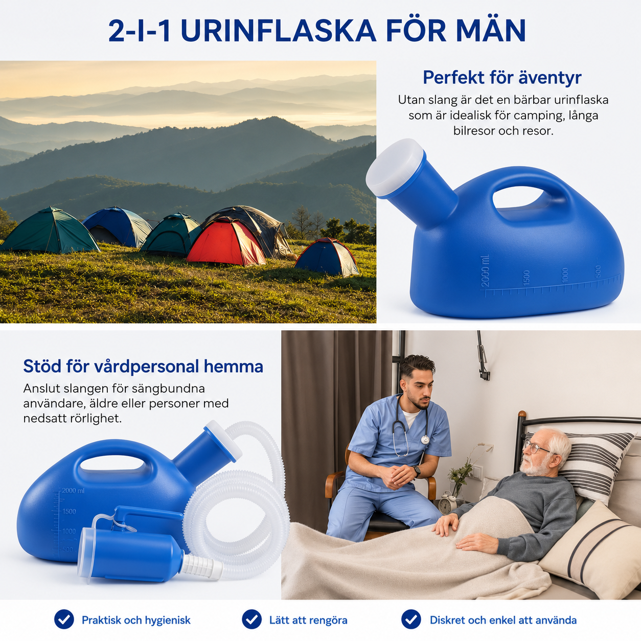 Bärbar urinflaska